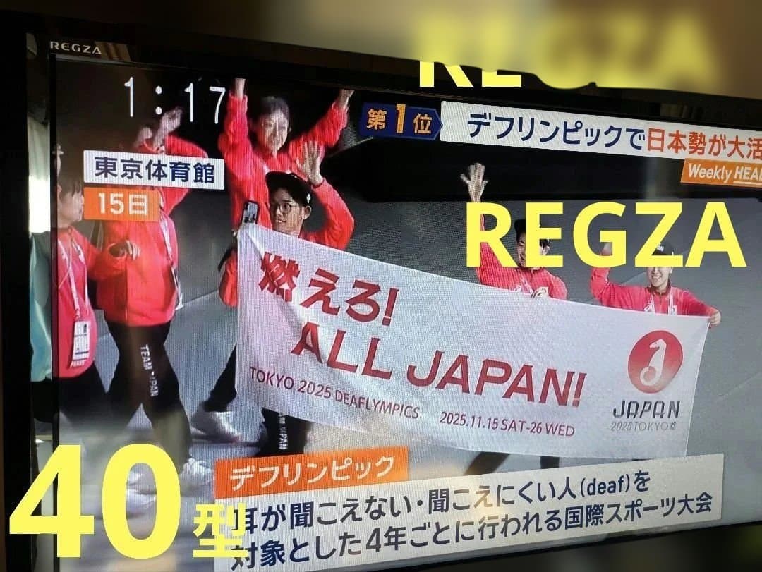 TOSHIBA　REGZA　40インチ　TV TOSHIBA（東芝） テレビ 液晶 TOSHIBA REGZA レグザ 40インチ 外付け