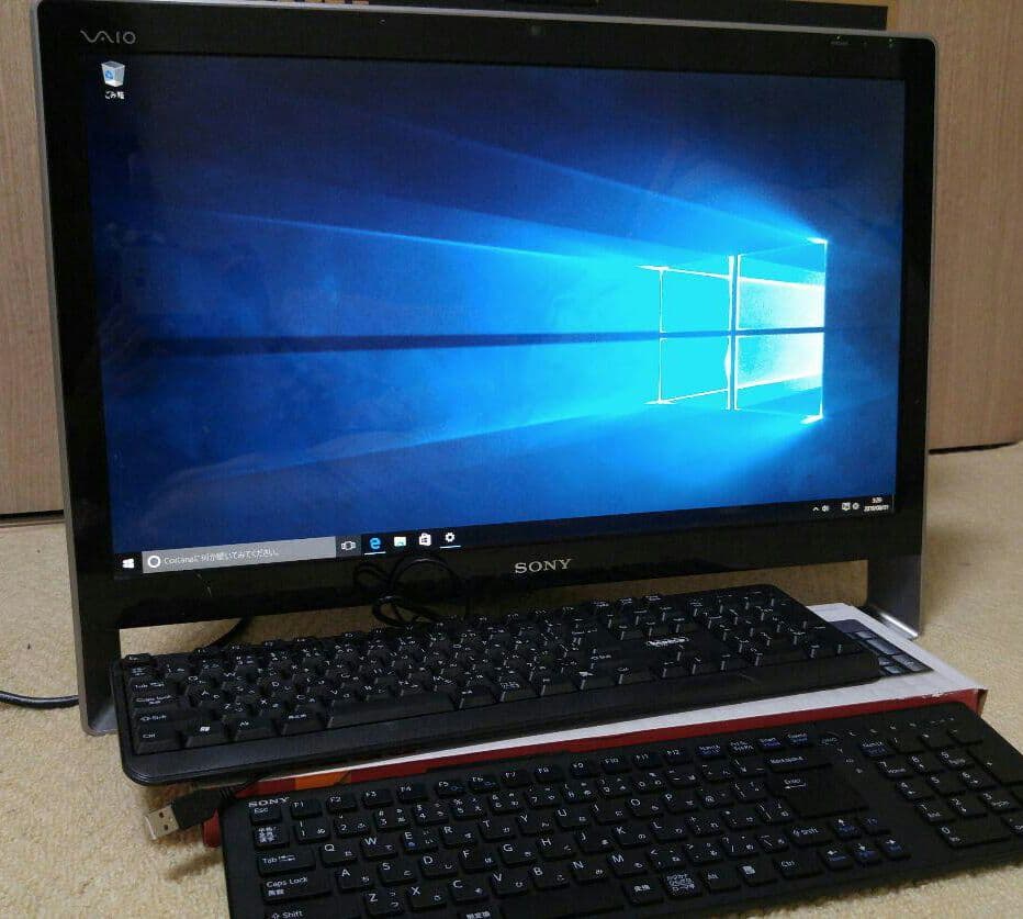 SONY VAIO ソニーバイオ 一体型デスクトップ24型 PCV-A1112N - メルカリ