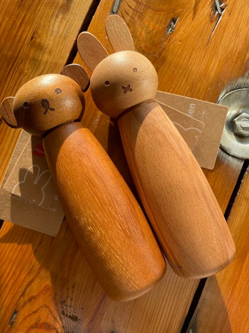 Tomato様専用 ミッフィー＆ボリス 木製ペッパーソルトミルセット