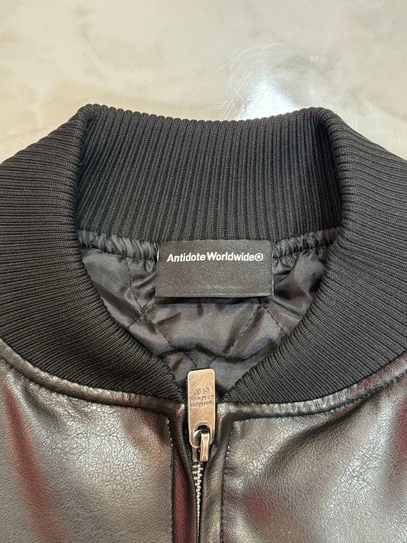 antidote worldwide レザースタッズジャケット - メルカリ