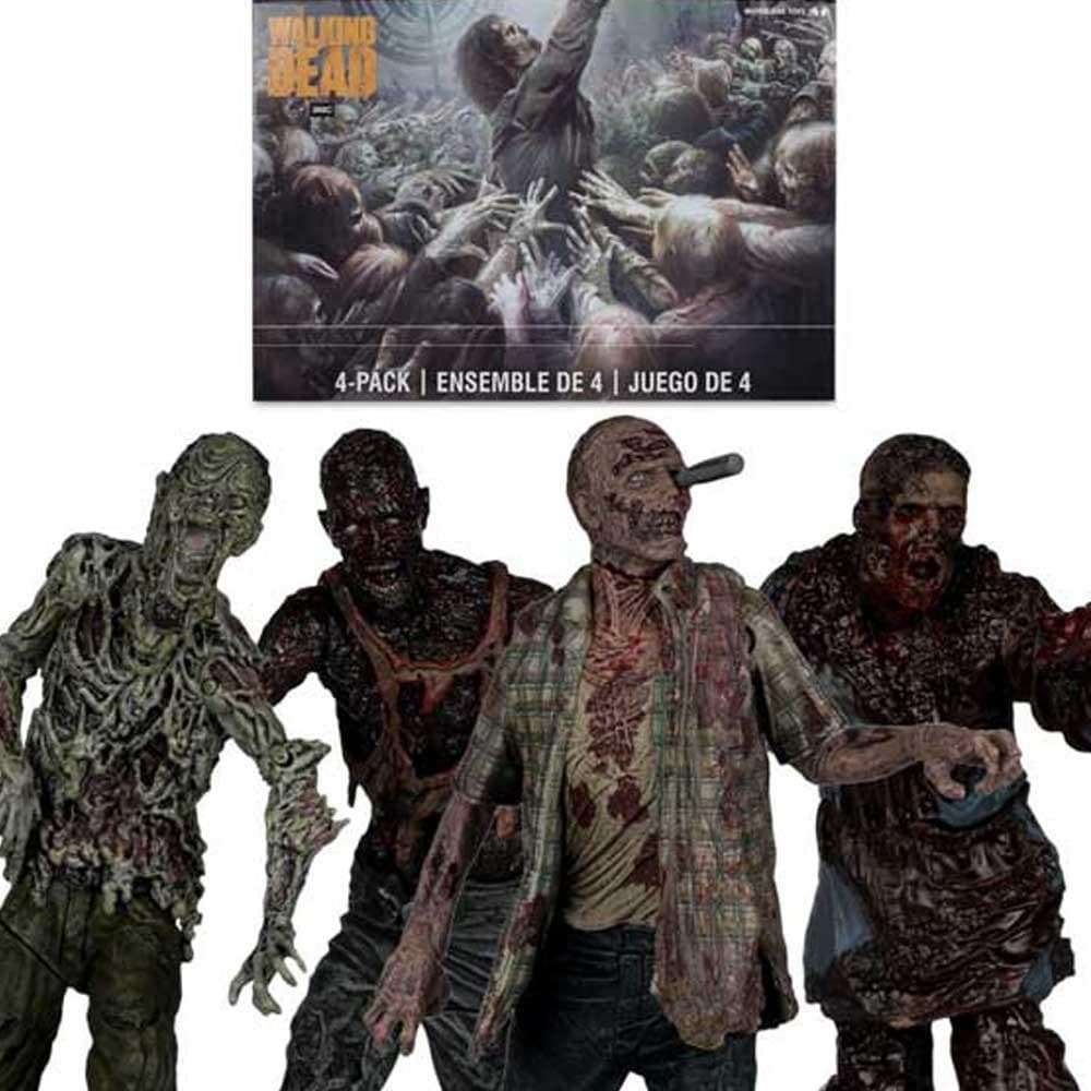 ウォーキング・デッド・ウォーカーズ アクションフィギュア 4個入り