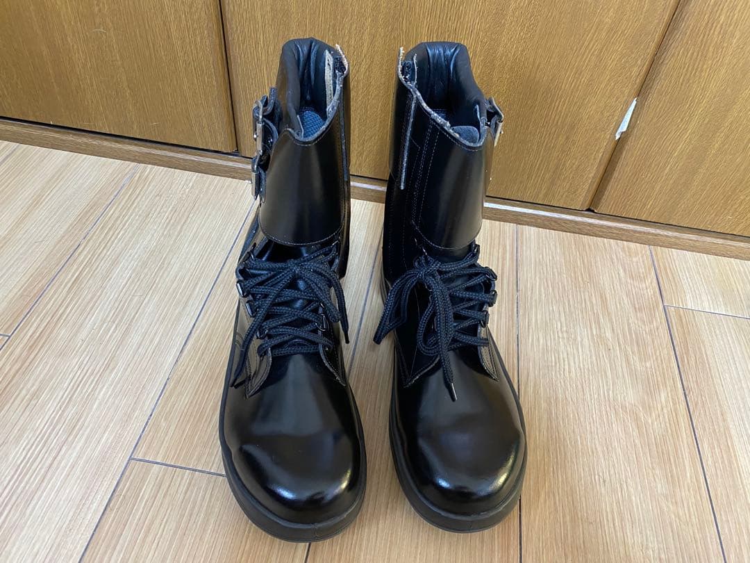 シモン製 安全靴 半長靴 警備靴 出動靴 県警ブーツ型 警察官 新品