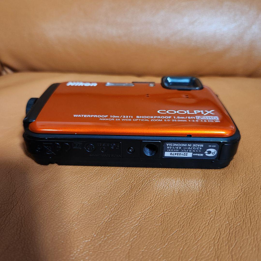 廃盤希少！美品】Nikon COOLPIX AW100 オレンジ - メルカリ