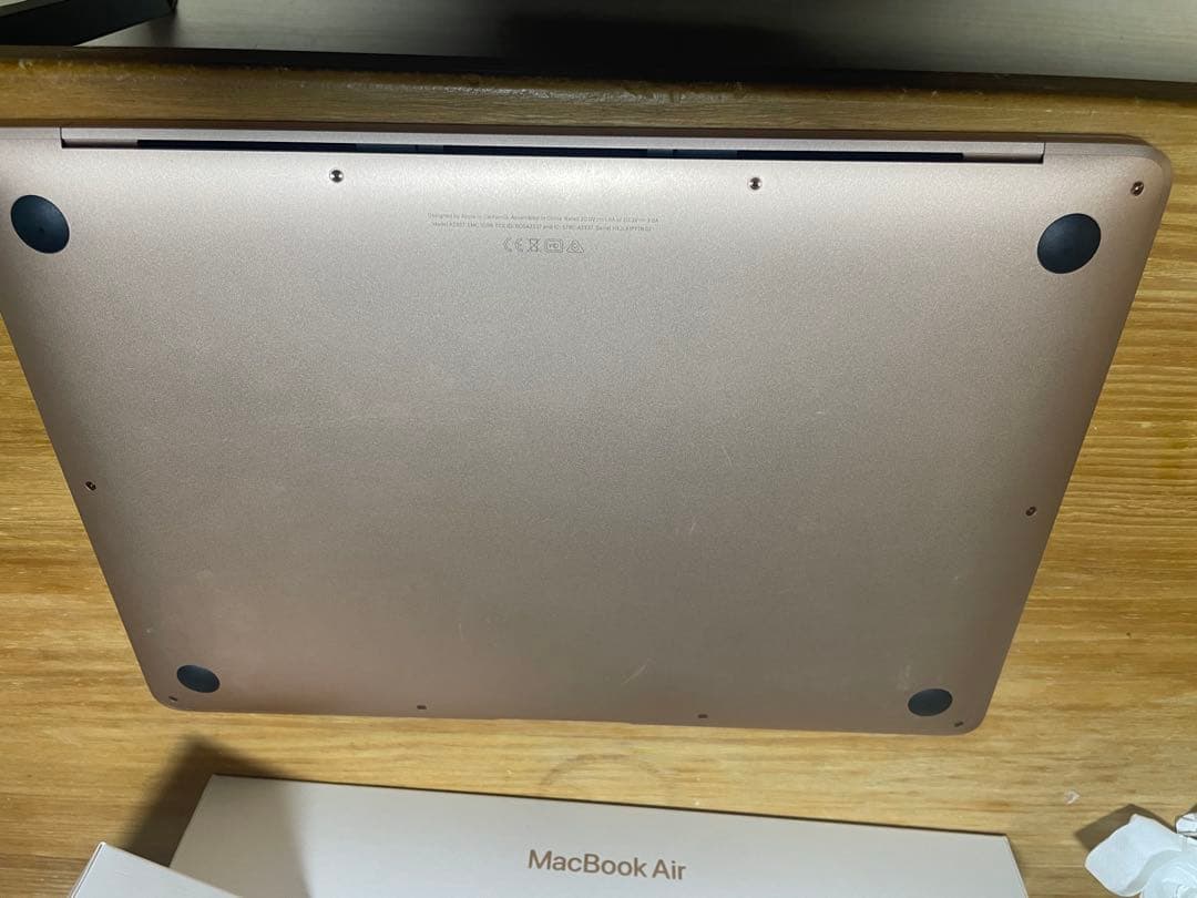 美品 Apple MacBook Air 256GB 13インチローズゴールド - メルカリ