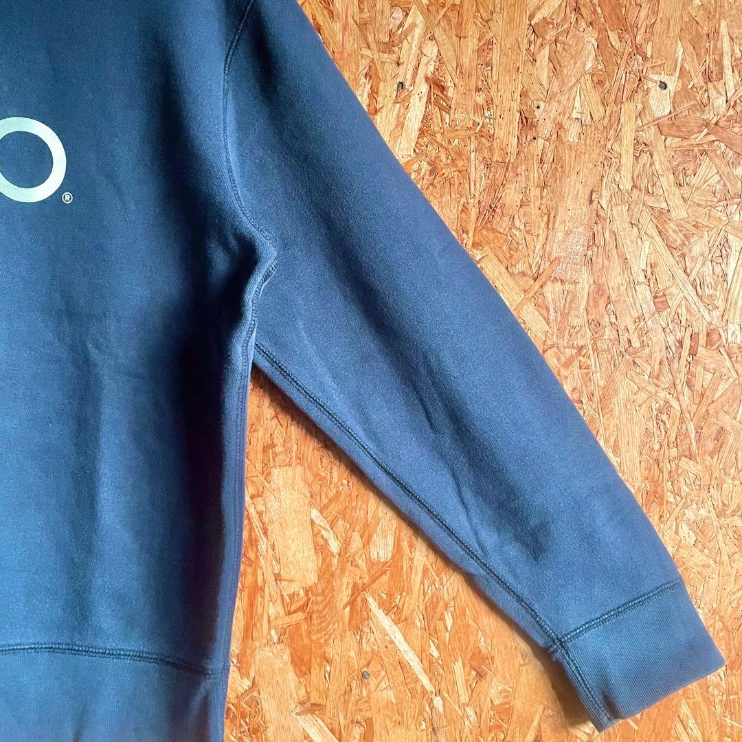 00s OLD GAP 小松菜奈着用 スウェット トレーナー ネイビー デカロゴ