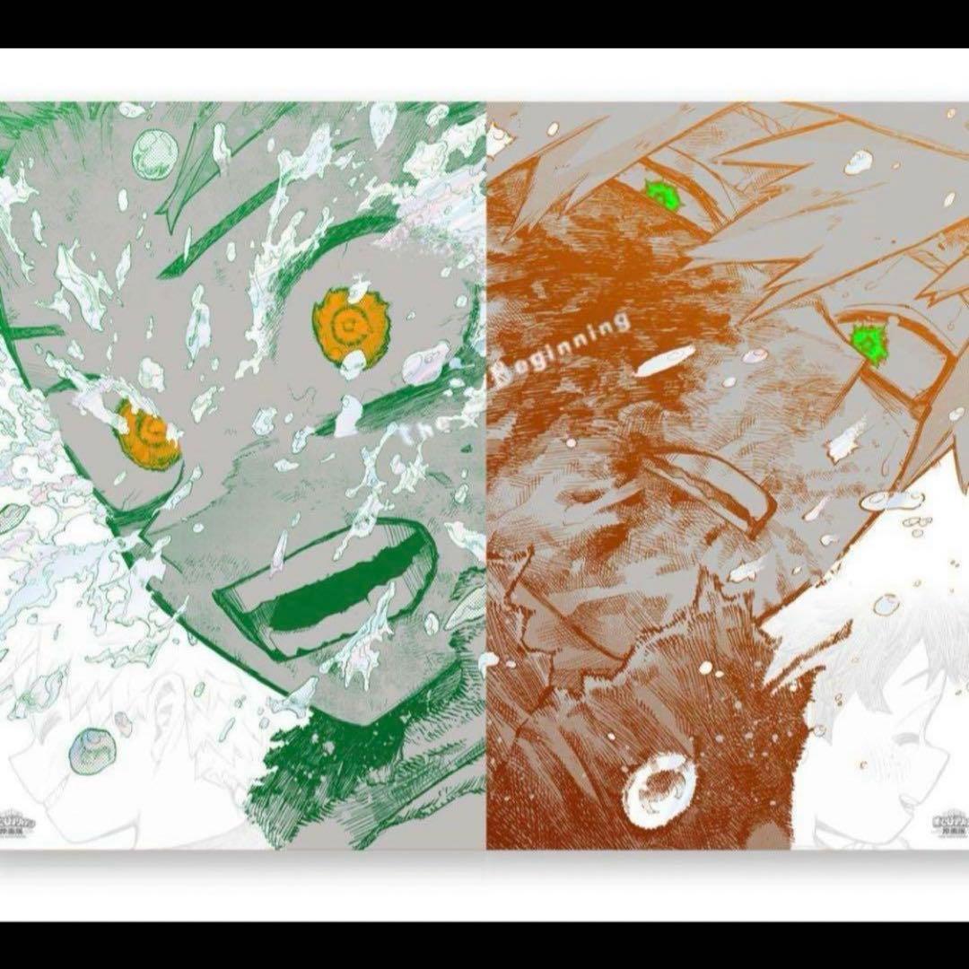ヒロアカ原画展 A2アートポスター2枚セット【The Beginning】 - メルカリ