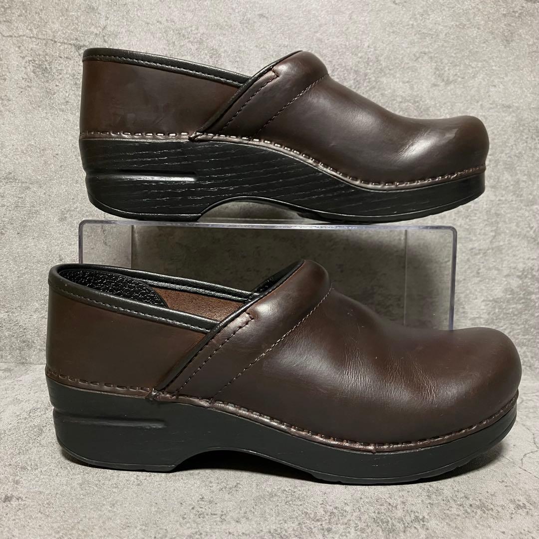 極美品 ダンスコ プロフェッショナル オイルドレザー ブラウン 2195