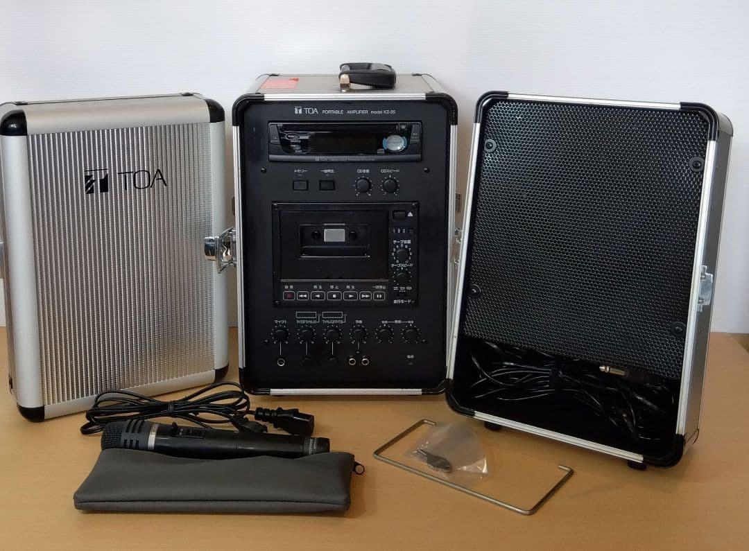 [そう]TOA KZ-25 PAアンプ ポータブルアンプワイヤレスマイク付 秋葉原の拡声器専門 九州電気 KZ－25の販売