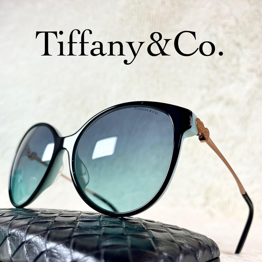 極美品　Tiffany＆Co　サングラス　TF4127-F　ブルーレンズ TIFFANY&Co.（ティファニー） サングラス ブランド グラデーション