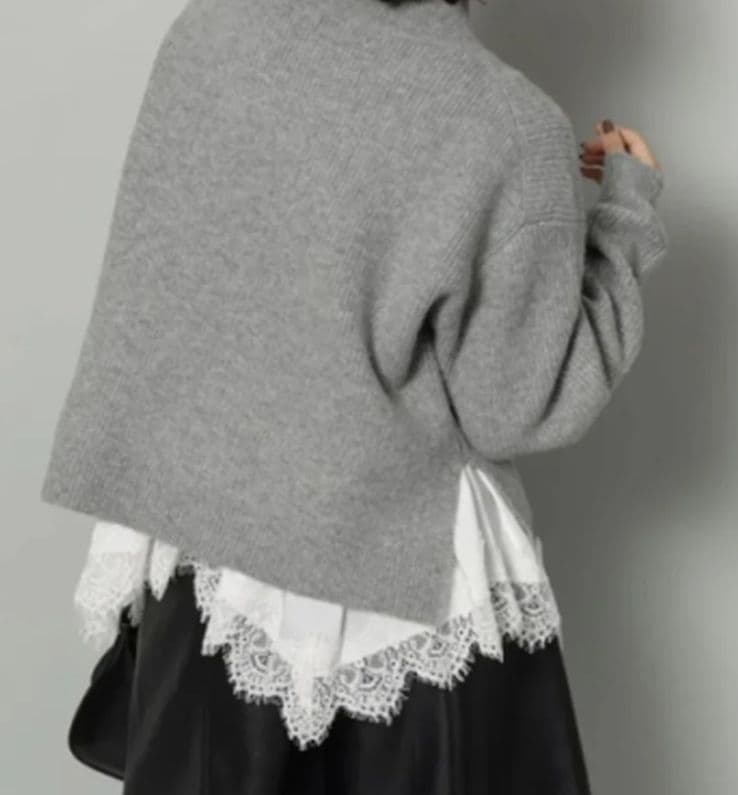 Arpege story（アルページュストーリー）レースキャミ付きプルオーバー