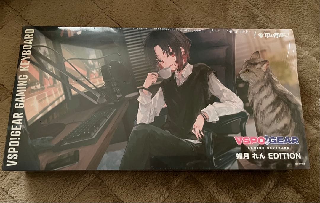 VSPOGEAR ゲーミングキーボード 如月れん EDITION 本体未開封+α Amazon | VSPO GEAR ゲーミングキーボード 如月れん edition ぶいすぽ