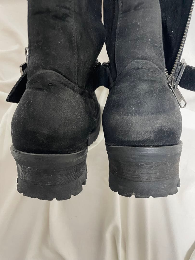 00s SEMANTIC DESIGN Suede Engineer Boots - メルカリ
