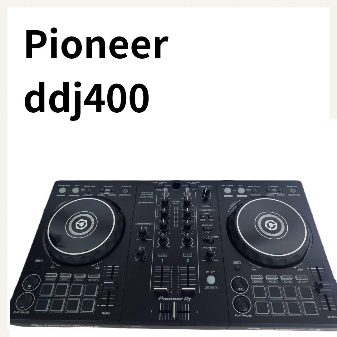 2018年製 Pioneer DJ DDJ-400 DJコントローラー DDJ-400 - 2-channel DJ controller for rekordbox dj (Black)