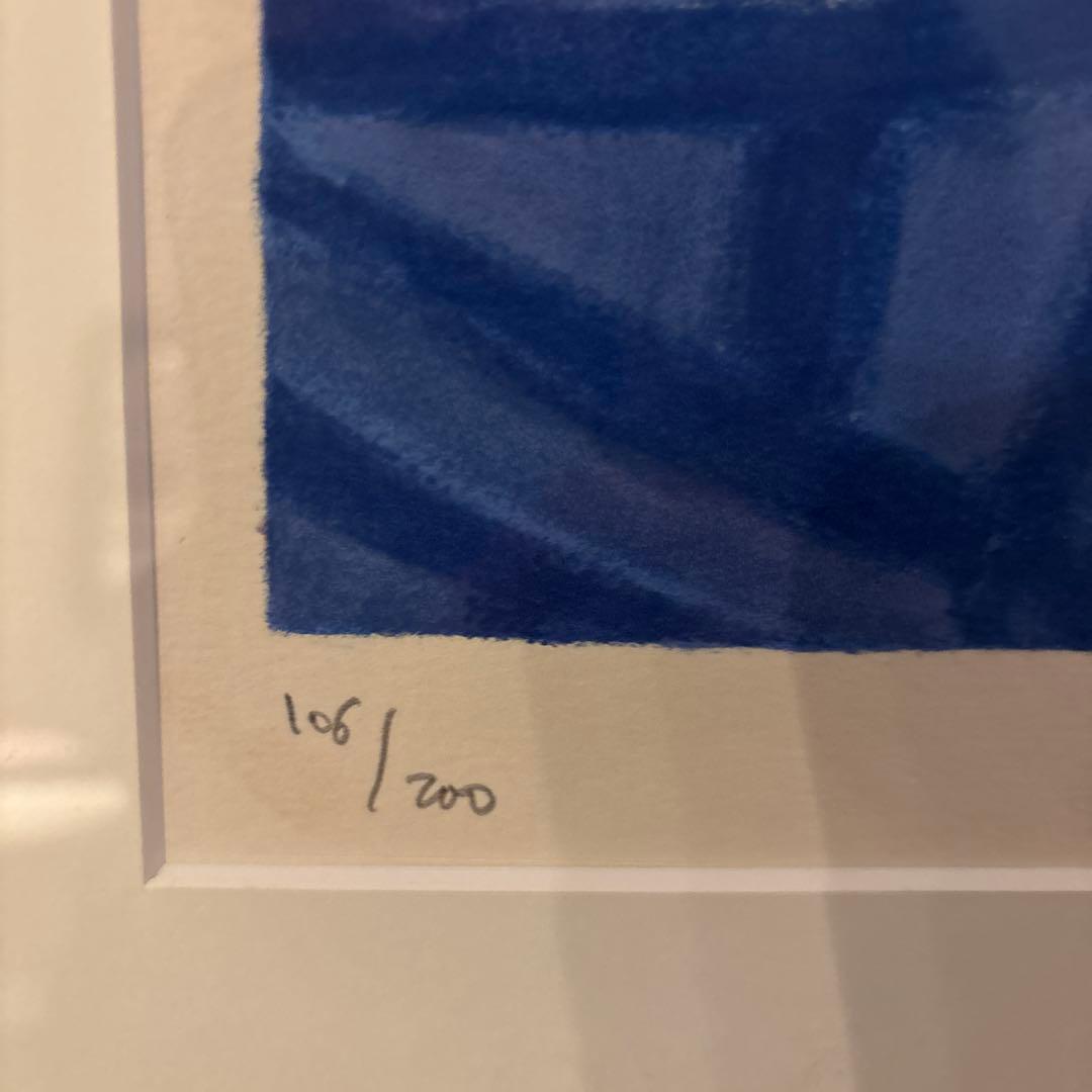 版画 ヴィギュド 青い基調の青い花々 106/200 - メルカリ