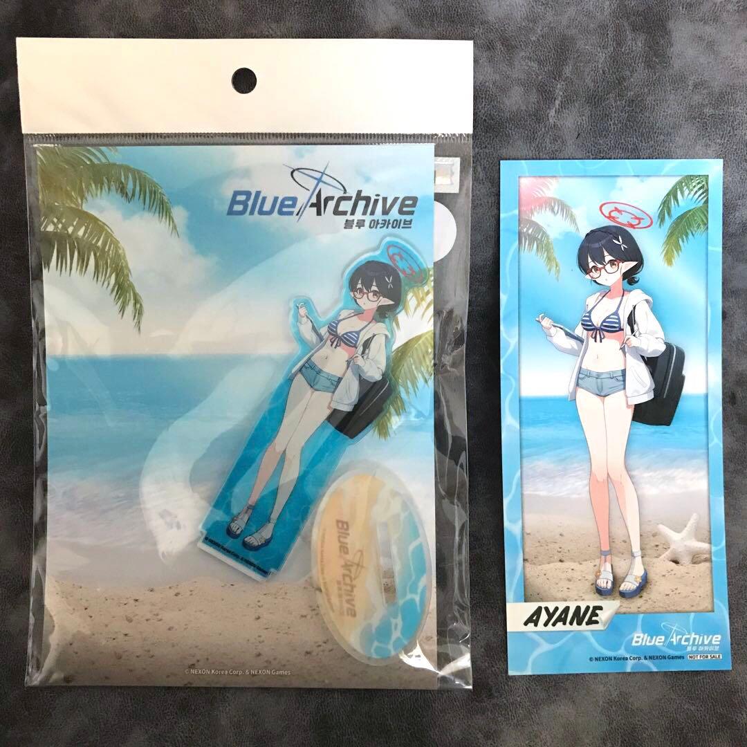 ブルーアーカイブ ブルアカ 韓国 アヤネ 水着 アクリルスタンド