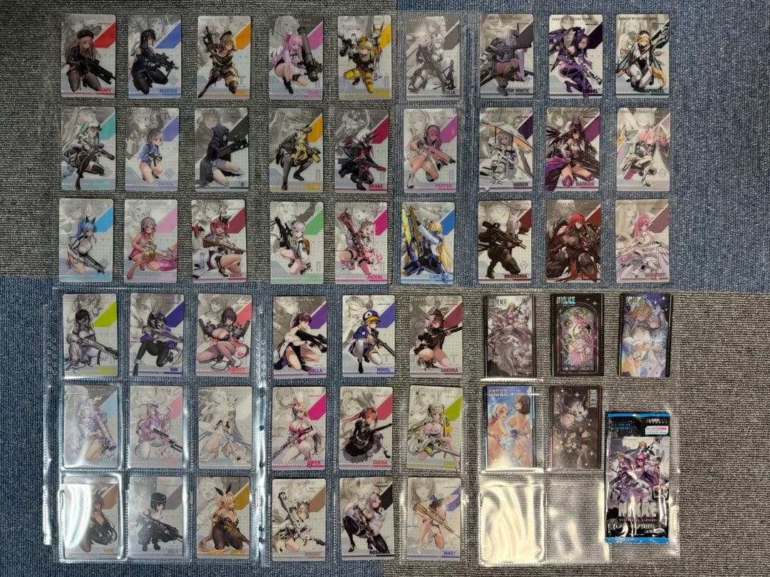 勝利の女神NIKKE ガンガールメタルカード 全50種 コンプ セット ☆特価品 勝利の女神：NIKKE ガンガールメタルカードコレクション (10