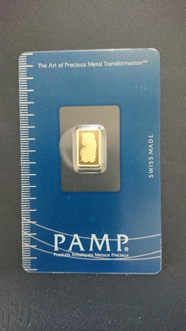 PAMP Gold 1g 純金 スイス パンプ 発行 K24 売れ筋