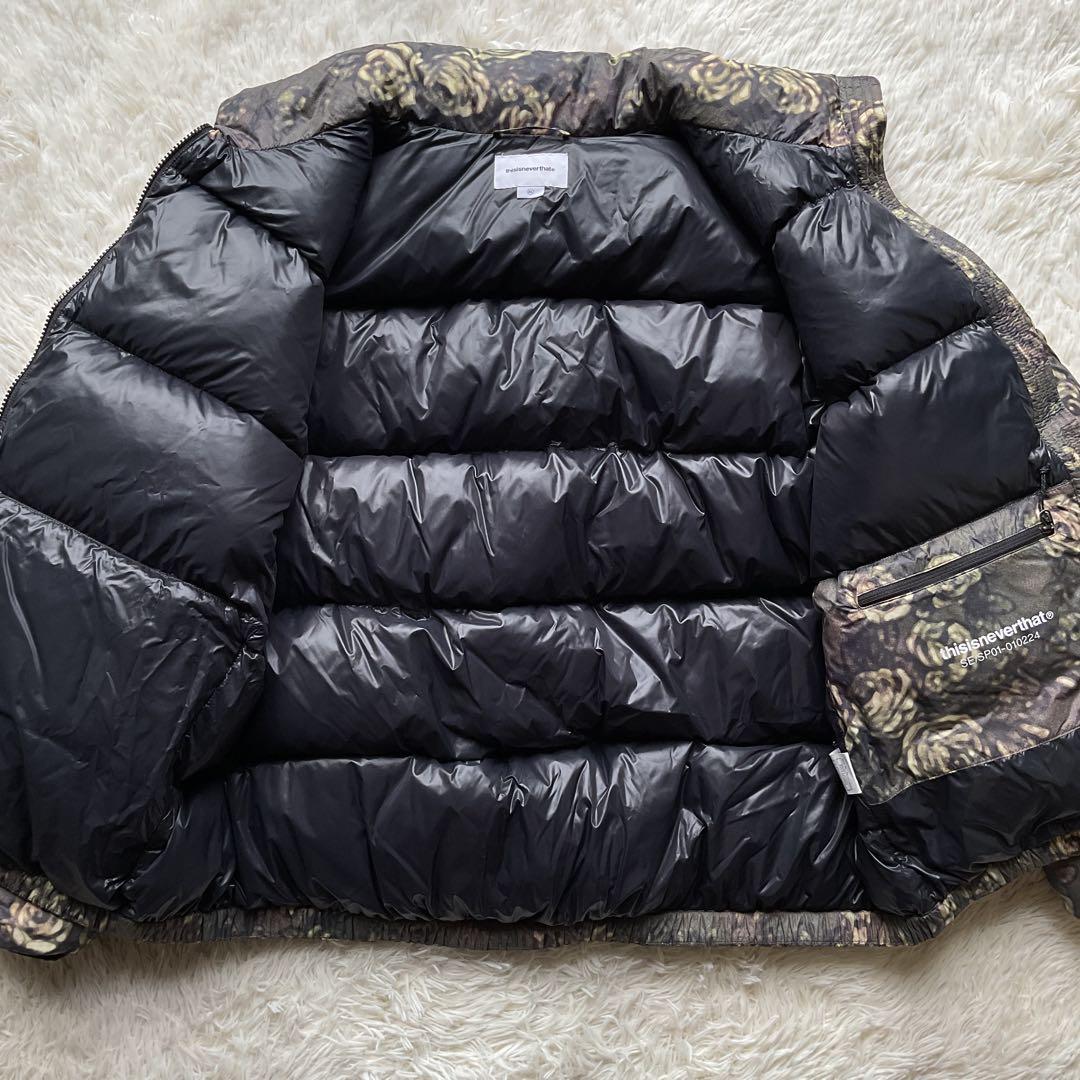 美品✨thisisneverthat ネバザ ダウンジャケット 花柄 XL - メルカリ