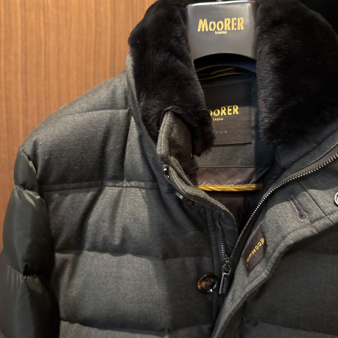 売り切り！半値以下！MOORER ムーレー ムートンファー ナイロンx