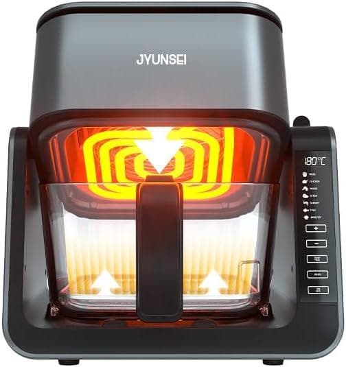 ノンフライヤー 2in1 エアフライヤー&グリルパン 4L+1.5L