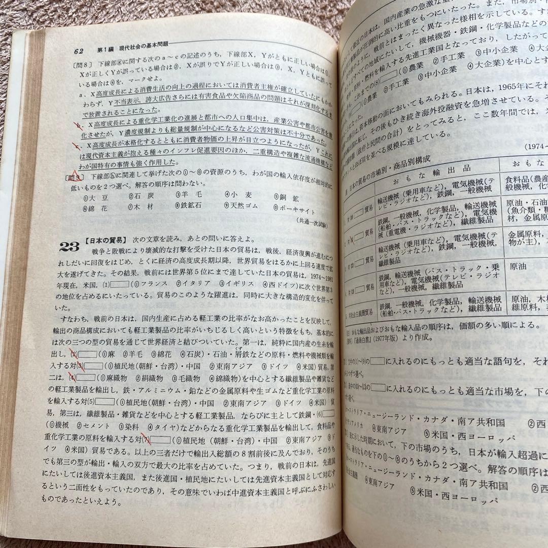 【旺文社】共通一次　単元別《整理と演習　新課程　現代社会（倫理・政治経済）》