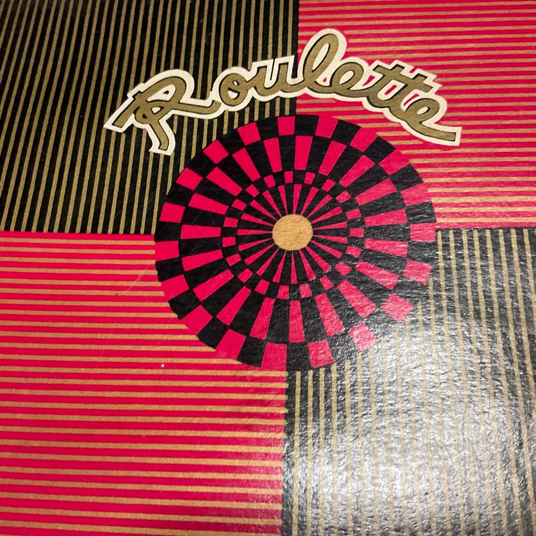 ルーレットゲーム 玩具のはなやま製。昭和レトロ。【箱破れ有り、予備