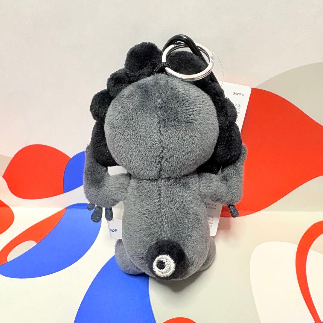 黒ミャクミャク カラビナ付き マスコット 座り 大阪関西万博会場限定品