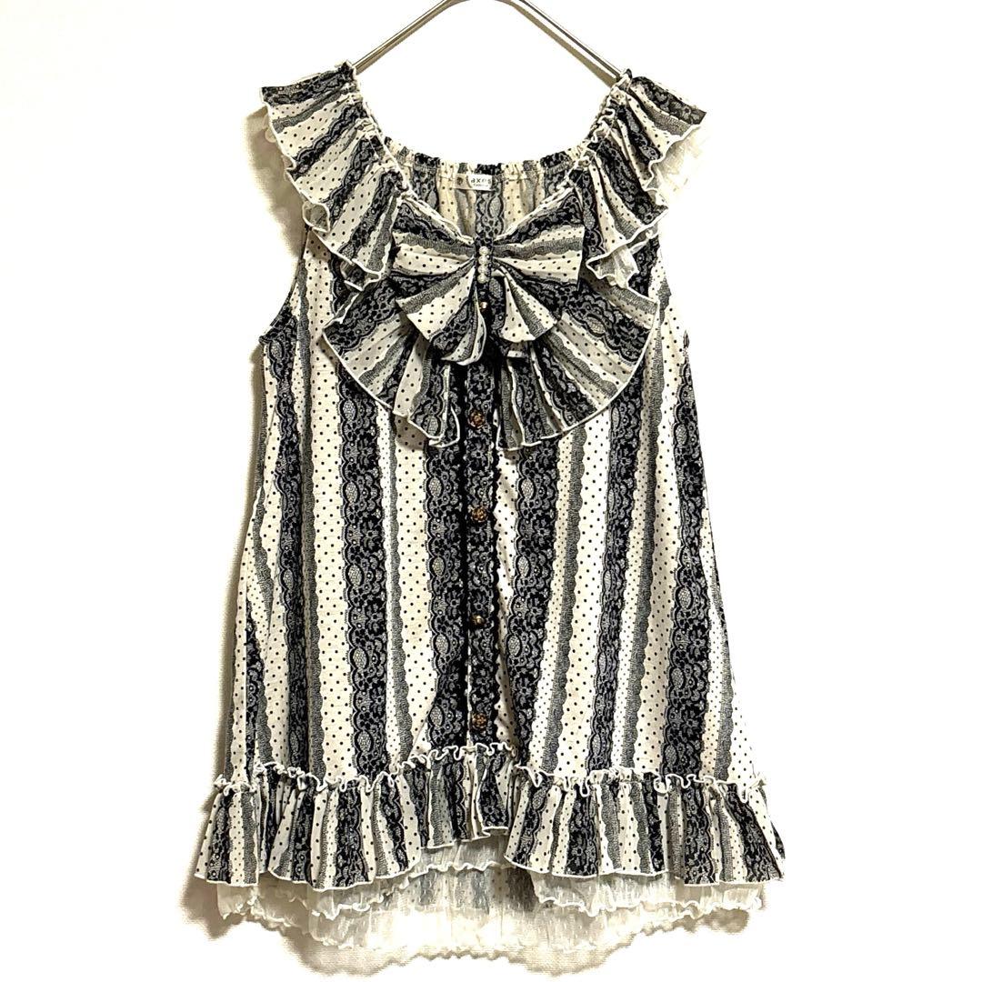 アクシーズファム ビックリボン フェアリーグランジ y2k パール バラボタン