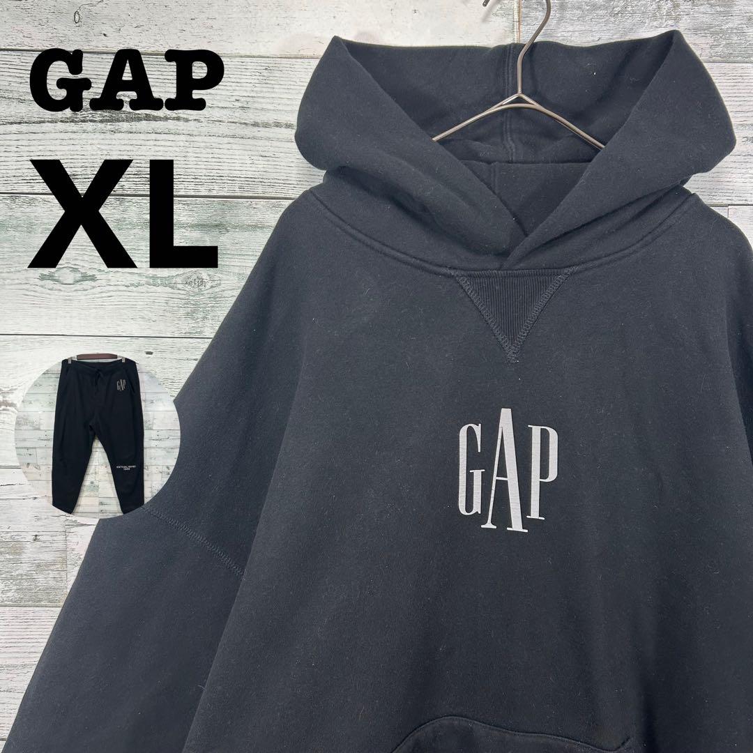 入手困難】GAP ギャップ リフレクター 光る文字 セットアップ ブラック