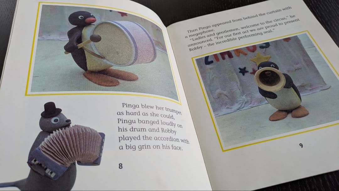 希少 英語版 ピングー 絵本 《PINGU and the Circus》初版