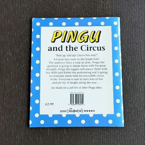 希少 英語版 ピングー 絵本 《PINGU and the Circus》初版