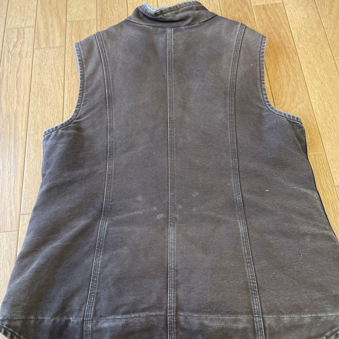 Travis Scott着用】Carhartt ダッグ ボア ベスト 古着 - メルカリ