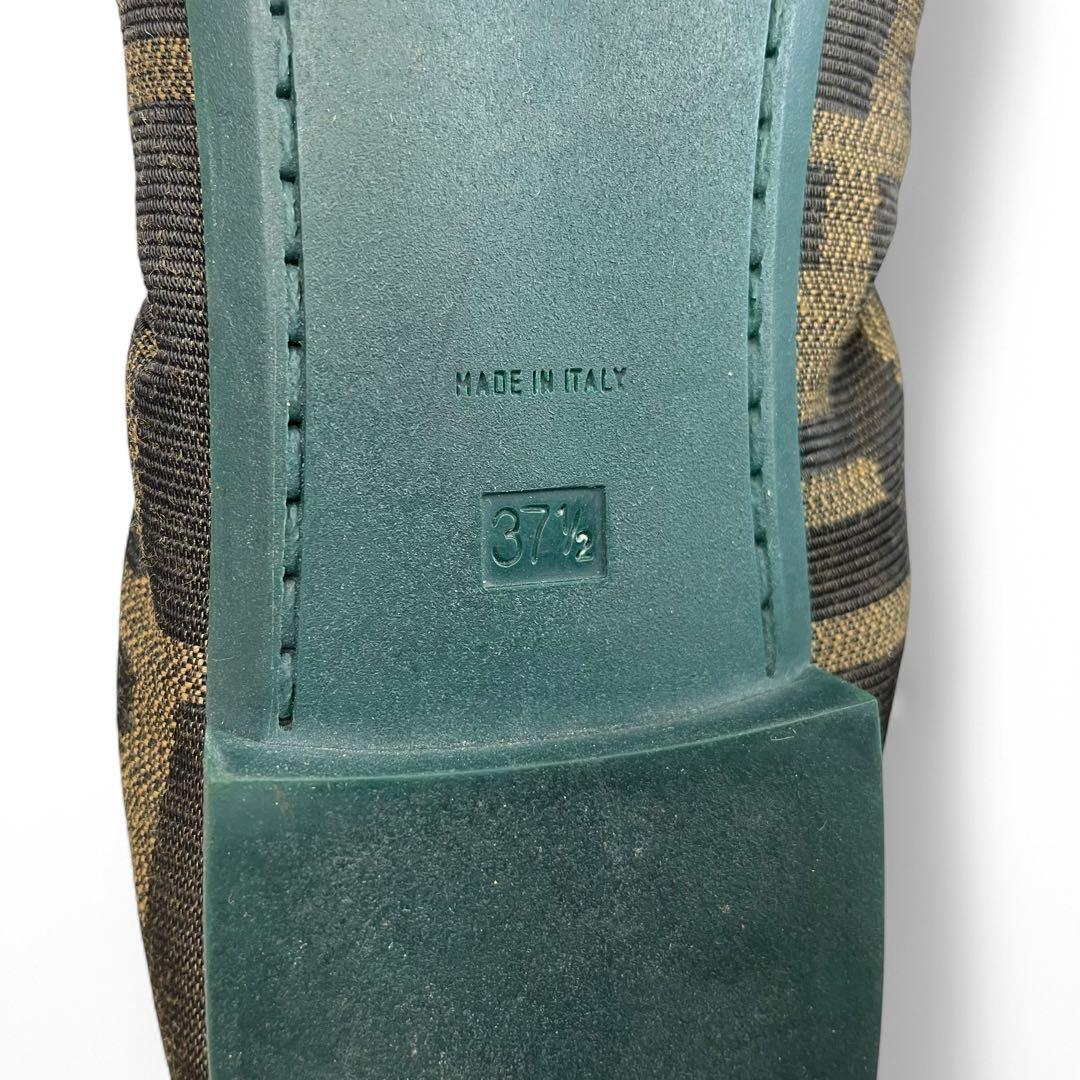 フェンディ　バレエシューズ　フラットシューズ　ズッカ柄　24.5cm パンプス