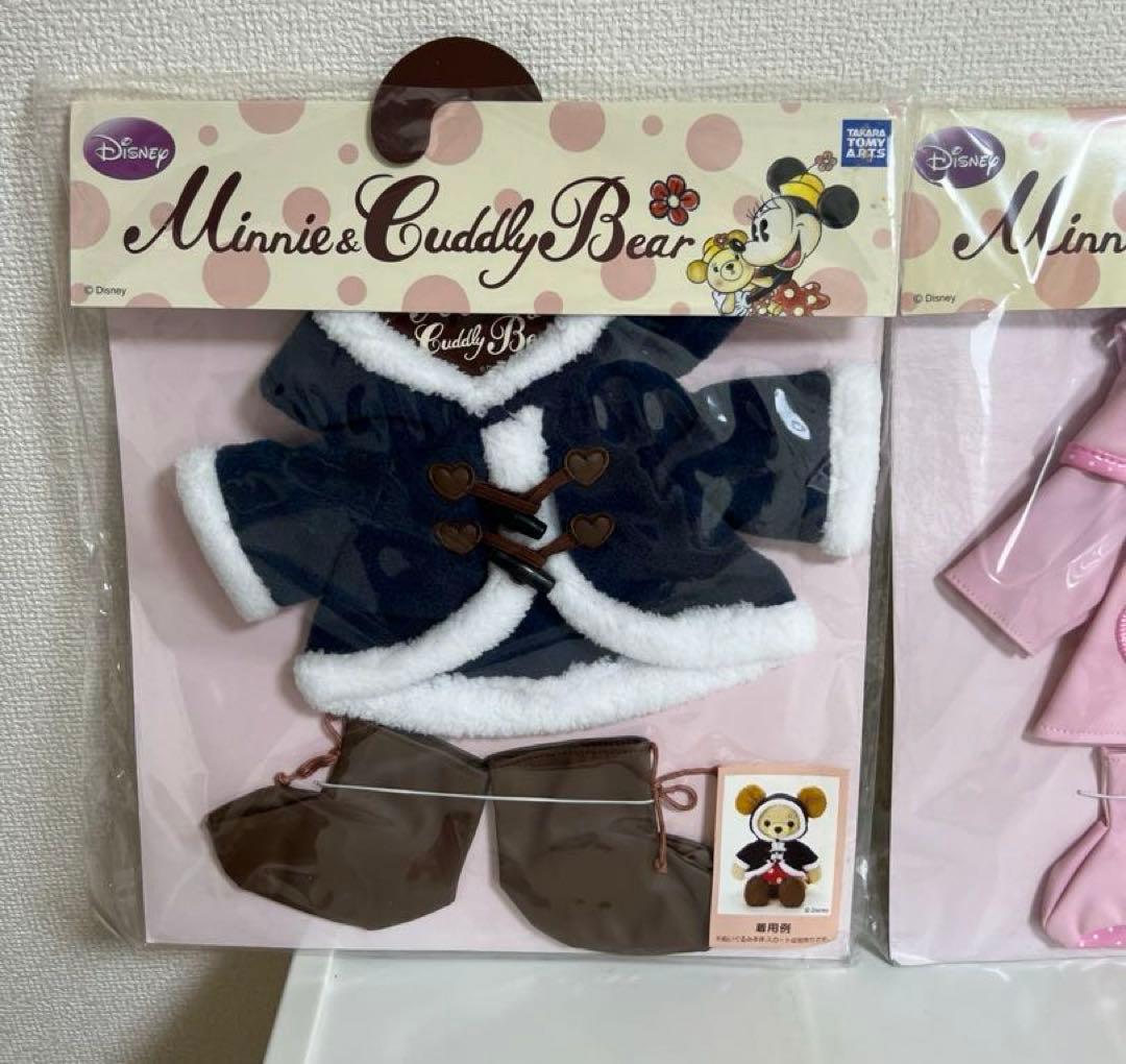 カドリーベアーコスチューム（ピンクのカッパ、紺色のコート） - メルカリ