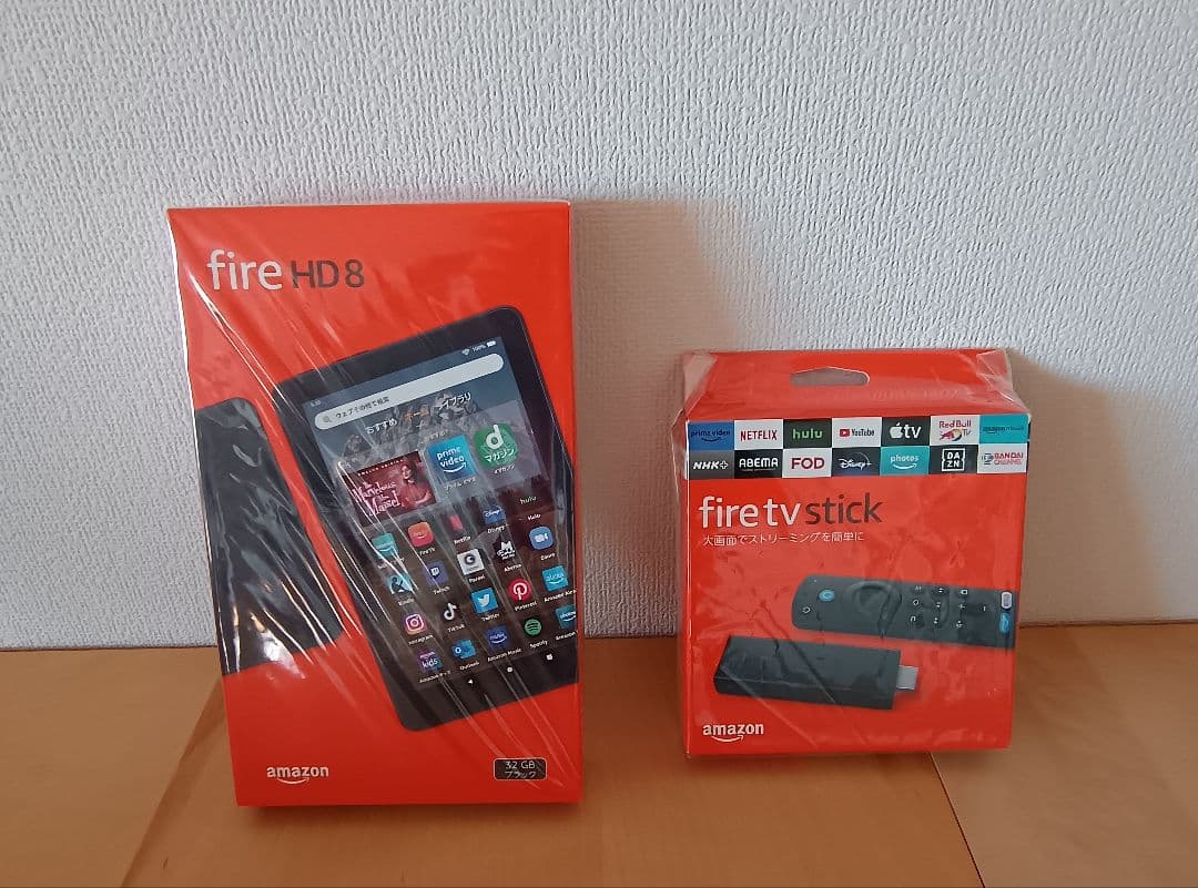 新品・未開封　Fire TV Stick + Fire HD 8 最新版 セット 新品未開封】Amazon Fire TV Stick HD 8GB《限定価格》 - メルカリ
