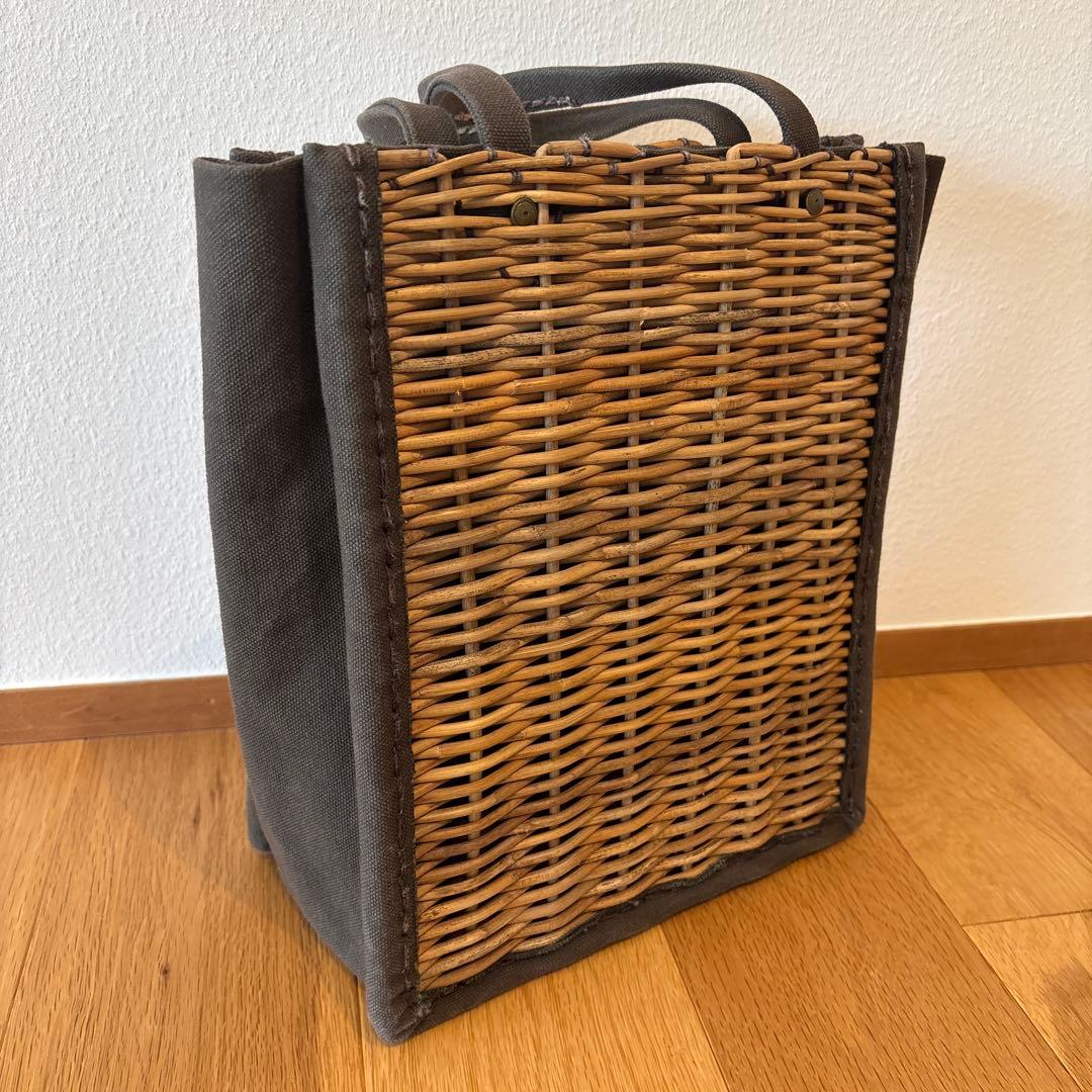 限定値下げ⭐︎】エバゴス かご袋 カーキ ebagosトートバッグ 恐竜