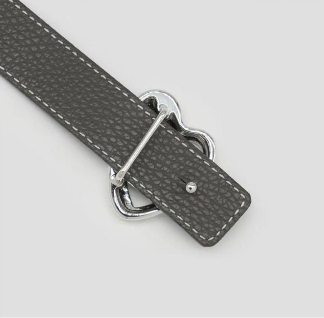 A VACATION 】ハートバックルベルト ネイビー/グレー - メルカリ