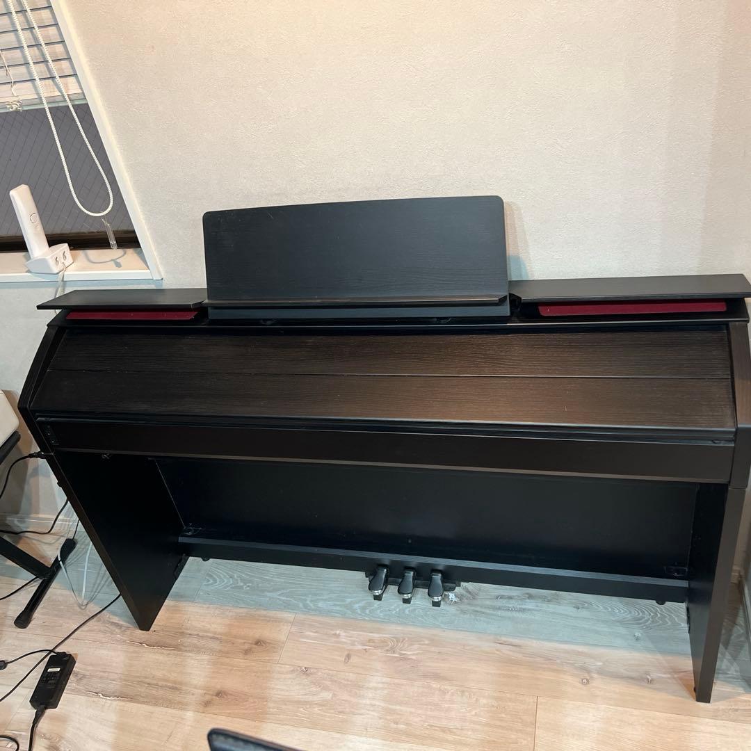CASIO Privia ブラック (引取り受渡可能) CASIO Privia PX-S7000BK ブラック 純正スツール(高低自在)セット