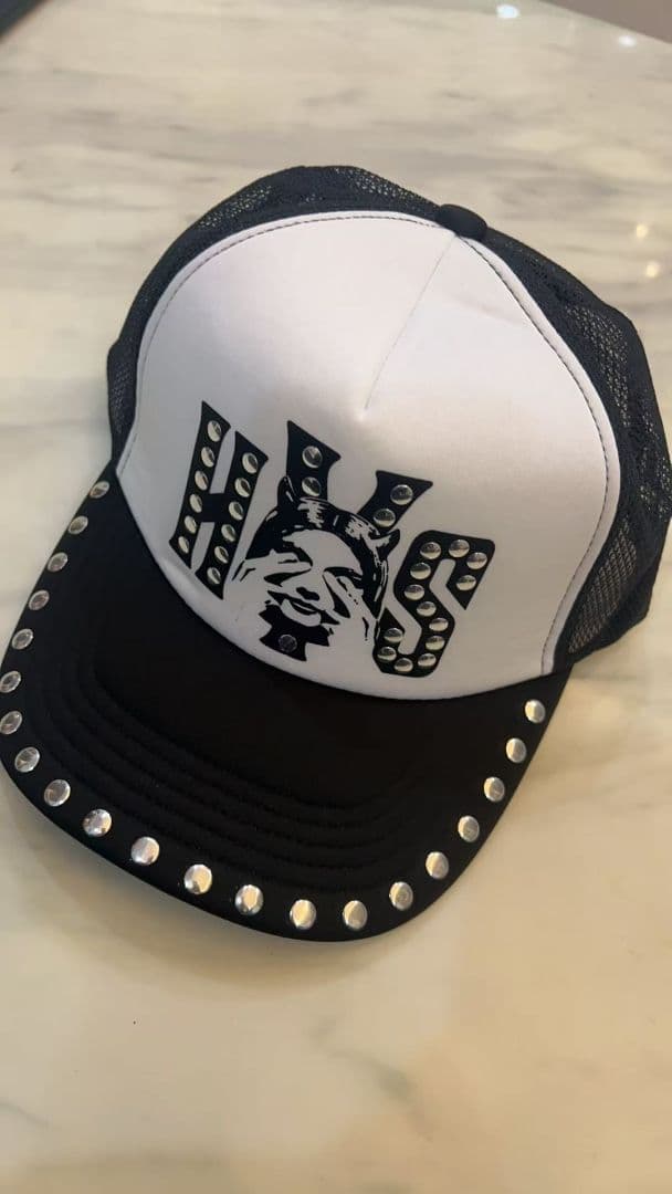 【新品未使用】ヒステリックグラマー　スタッズメッシュキャップ -003