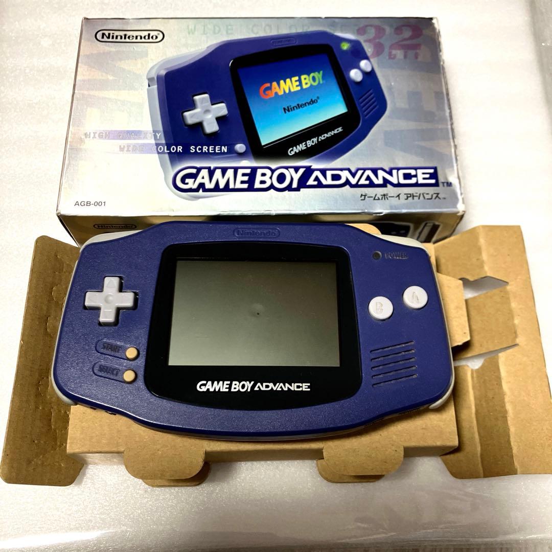 激安」ゲームボーイアドバンス 本体 紫色 GBA - メルカリ