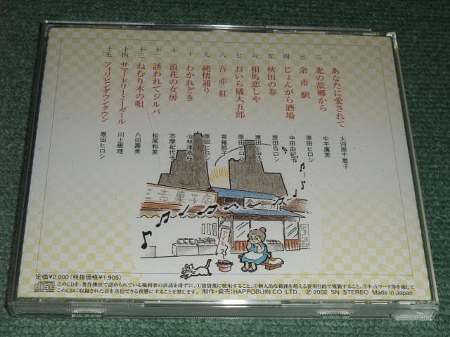 ★CD【原田ヒロシ 作品集/】大河原千恵子,中平廣美,中田由紀子,草薙節子,小林