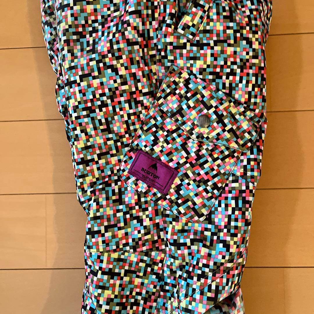 バートンBURTON子ども用スノーボードウェア マルチカラー チェック柄