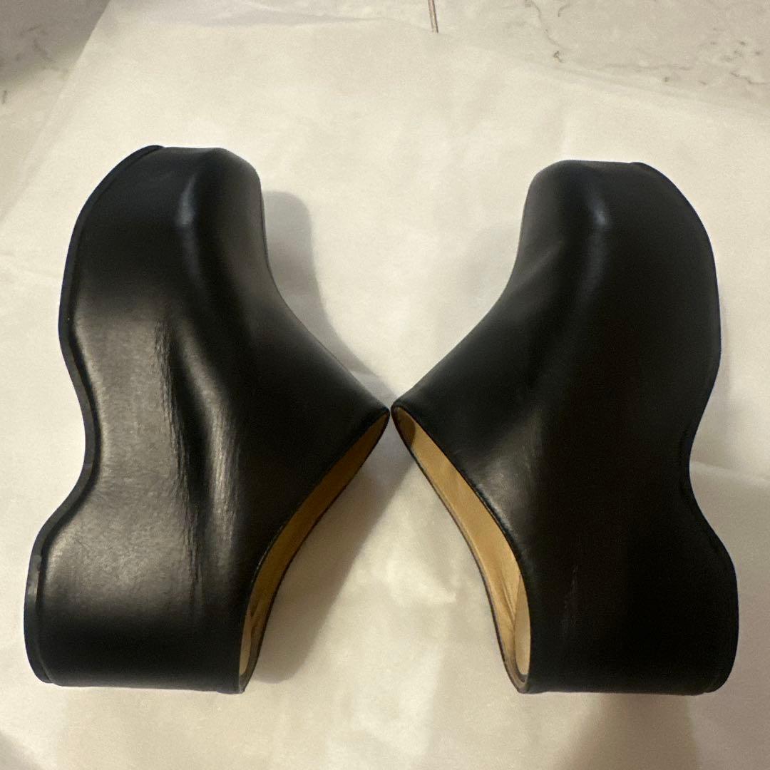 美品CLANE クラネ PLATFORM CLOGS サボ ブラック 37サイズ - メルカリ