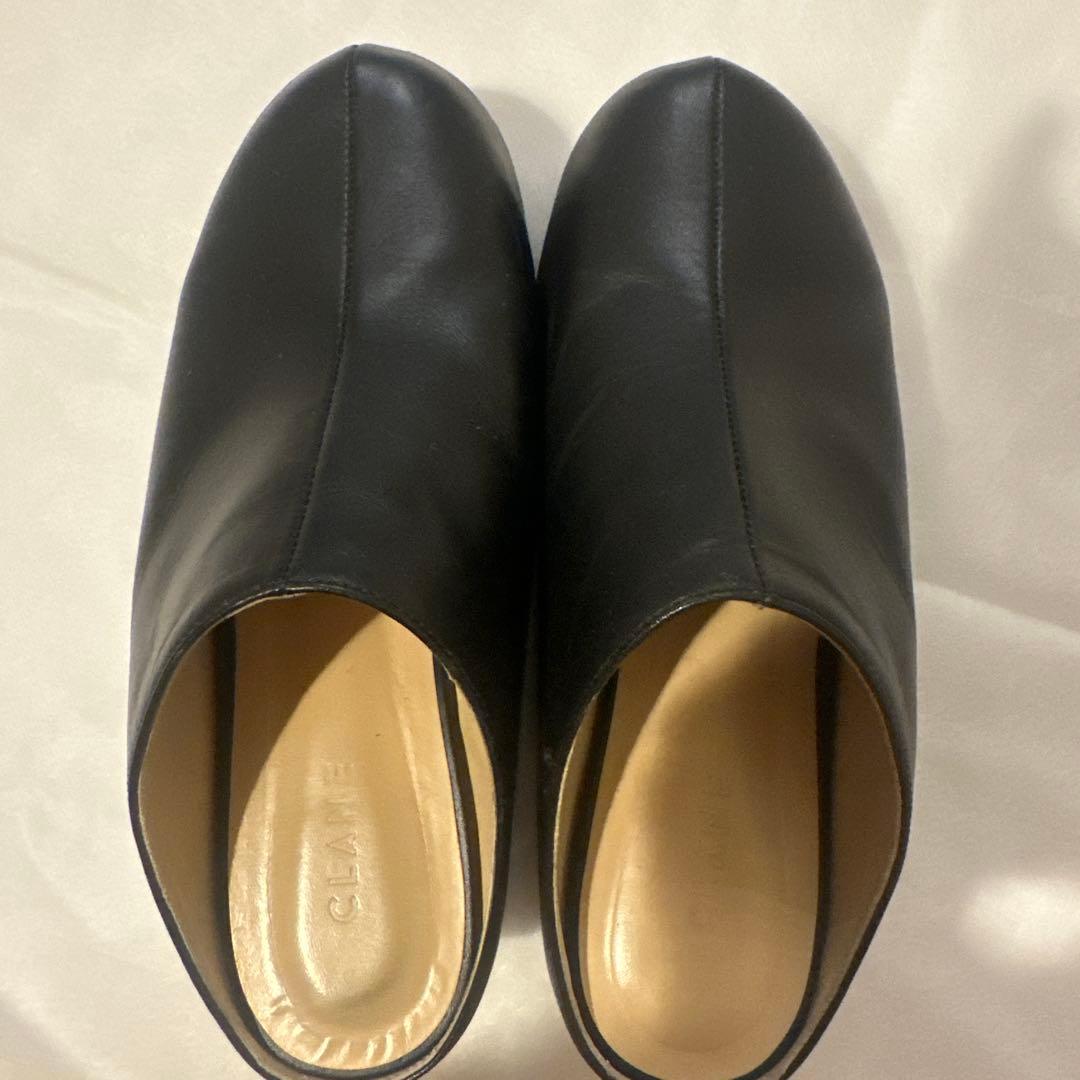 美品CLANE クラネ PLATFORM CLOGS サボ ブラック 37サイズ - メルカリ