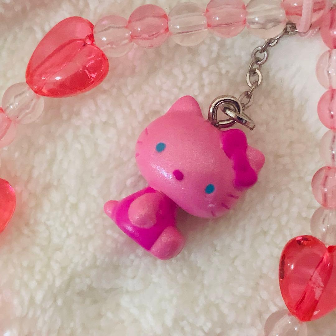 ☆レア☆キティ　ピンクハローキティ　横向き　PINK　ストラップ　2001 ☆レア☆キティ ピンクハローキティ 横向き PINK ストラップ 2001