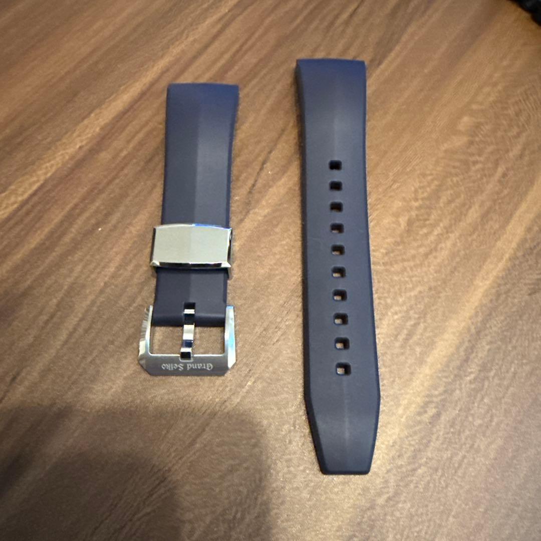 グランドセイコー ラバーベルト ネイビー22ミリ - メルカリ