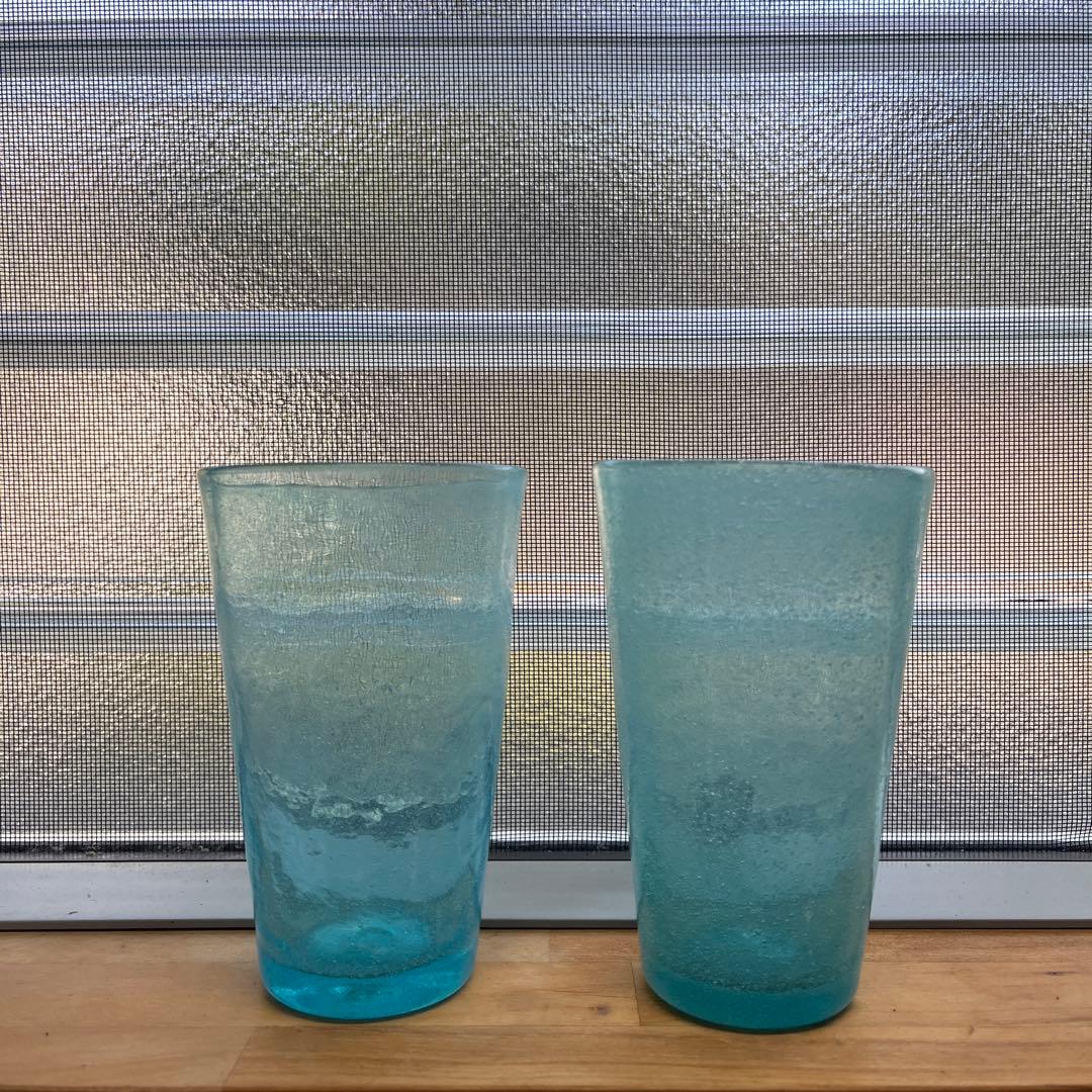 横山秀樹　グラス　吹きガラス　泡 明日2/21(土)から『横山秀樹の宙吹きガラス』スタート | うつわ萬器