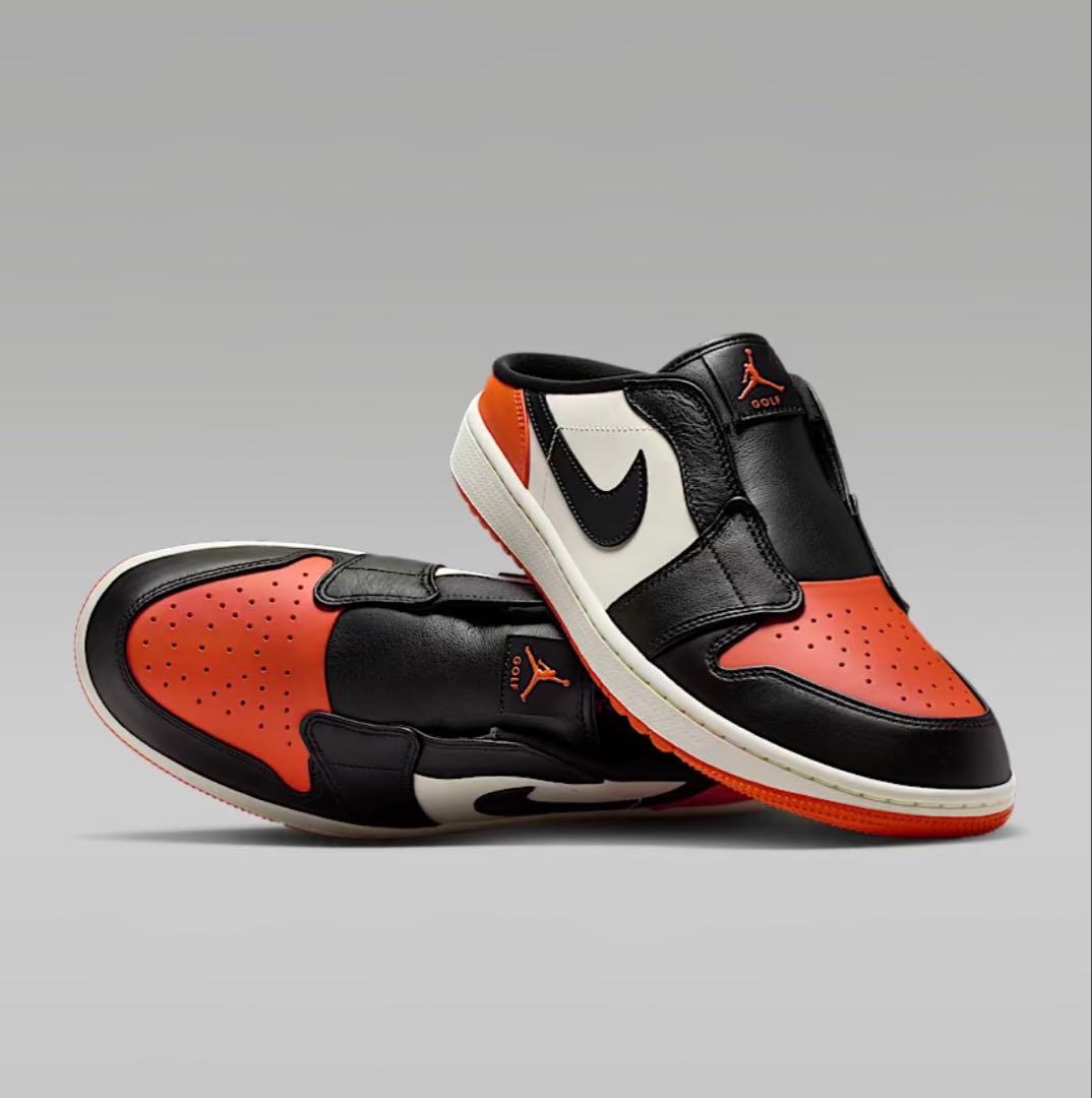 24.5cm ナイキ エア ジョーダン 1 ミュール ゴルフ 定価以下 - メルカリ