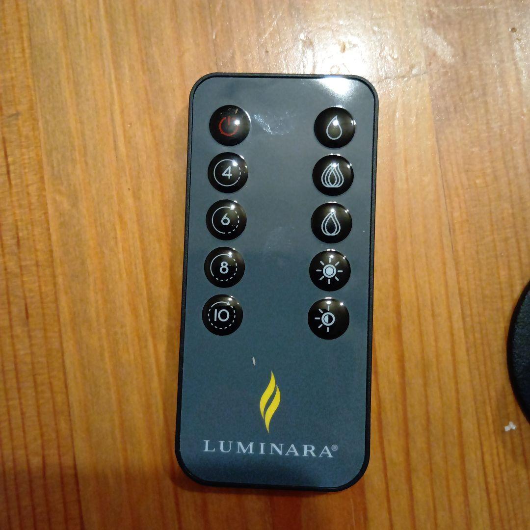 LEDキャンドル ルミナラーテーパー2本セット リモコン＆スタンド付き