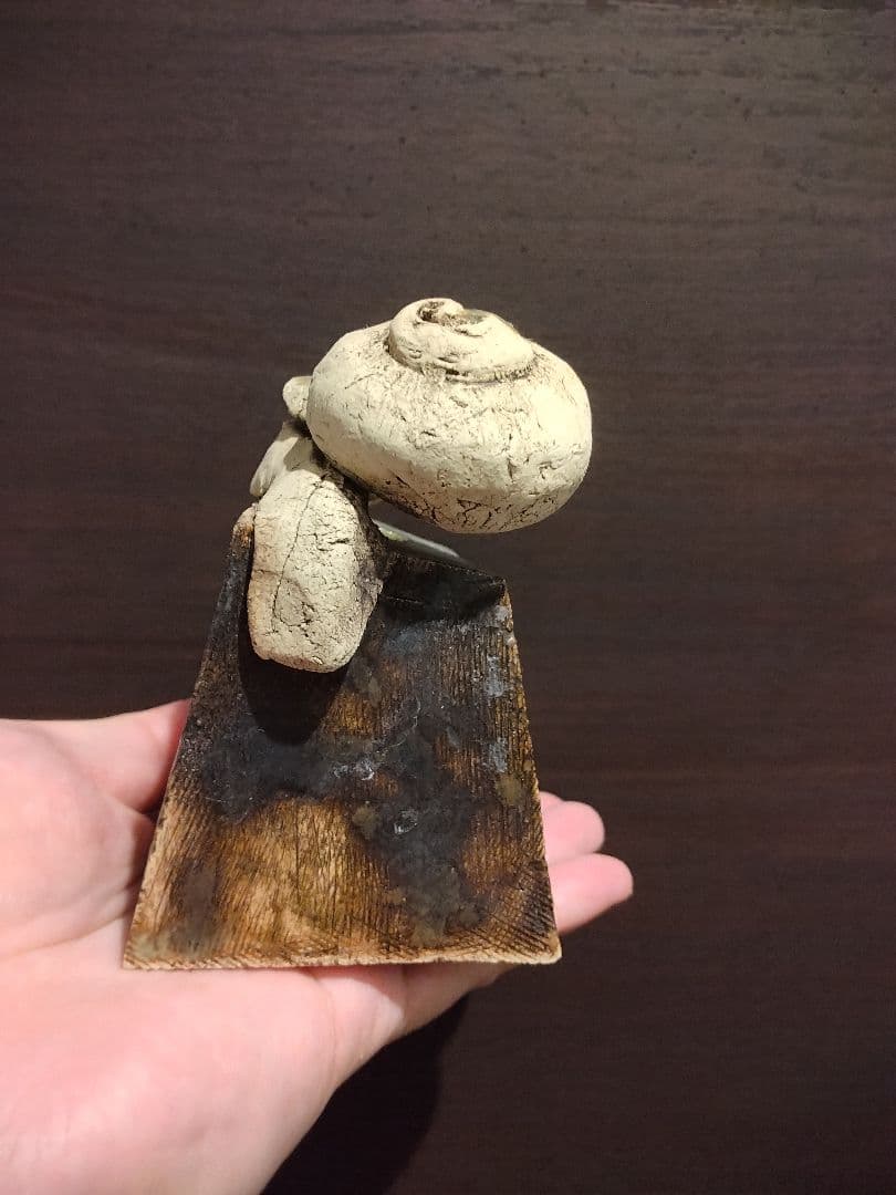 笠間焼　鈴木りんいち　カタツムリ　花器